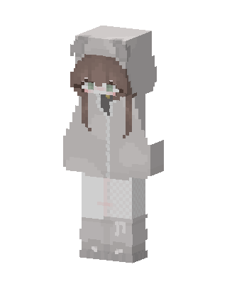 Cozy Bear Hoodie Minecraft cat girl skin