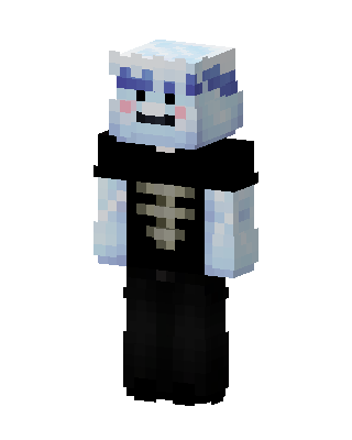 Frost Skeleton skin, 3D preview