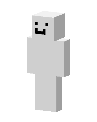 Happy Blank skin, 3D preview