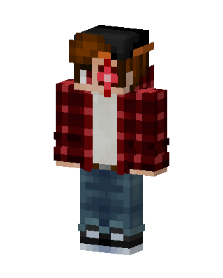 Red Player Boy skin, 3D preview