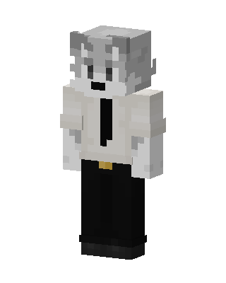 Gray Wolf Businessman Minecraft skin