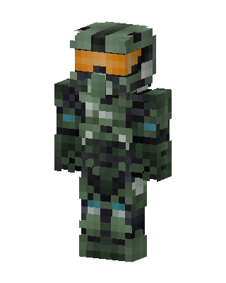 Master Chief skin, 3D preview