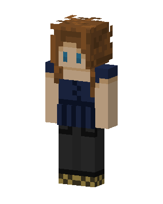 Blue Player Girl Minecraft skin