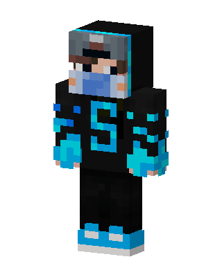 Black Masked Hoodie Boy Minecraft skin