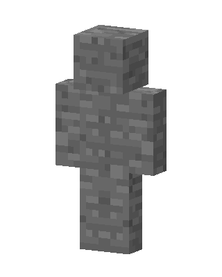 Stone Golem skin, 3D preview