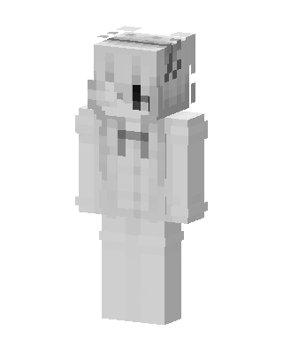 Ghost Bunny Minecraft skin