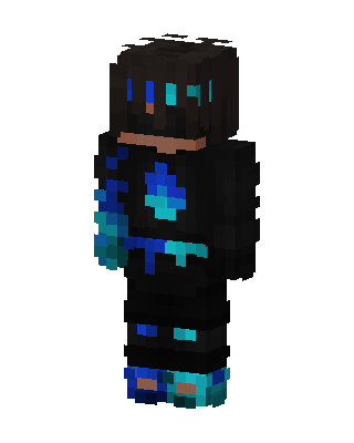 Cyber Frost Minecraft skin