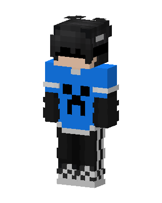 Blue Athlete Boy Minecraft skin