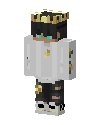 Crowned Hoodie Boy Minecraft skin