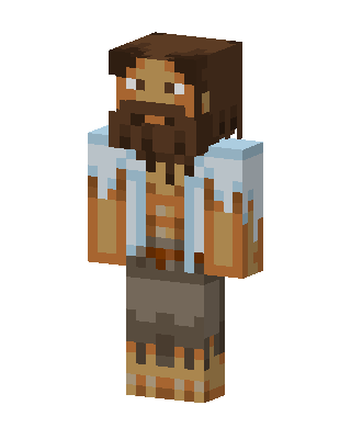 Brown Cowboy Boy skin, 3D preview