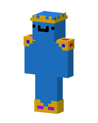 Blue Royal Blob Minecraft skin