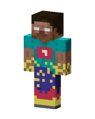 Herobrine With Crimson Minecraft skin
