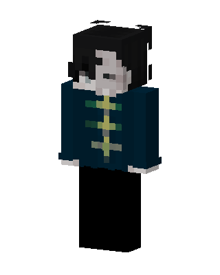 Pale Gentleman skin, 3D preview