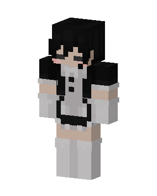 White Anime Girl Minecraft skin