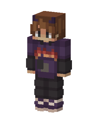 Purple Hoodie Boy Minecraft skin