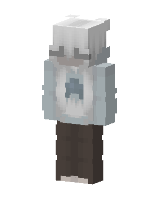 White Player skin, 3D preview