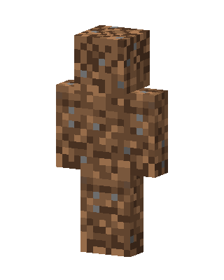 Dirt Block skin, 3D preview
