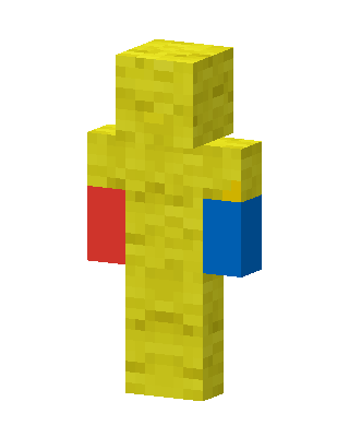 Sponge Block skin, 3D preview