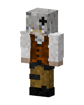 Brown Pirate Minecraft Christmas skin