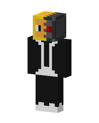 Half Cyborg Suit skin, 3D preview