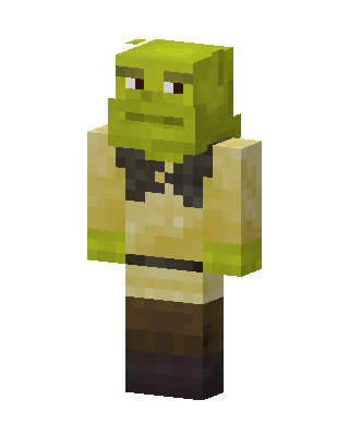 Shrek skin, 3D preview