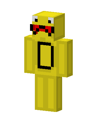 Yellow Animal skin, 3D preview