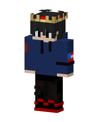 Blue King skin, 3D preview