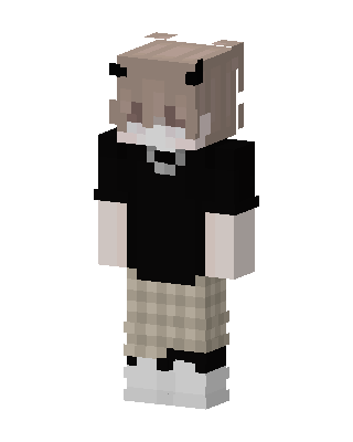 Plaid Devil Boy Minecraft skin
