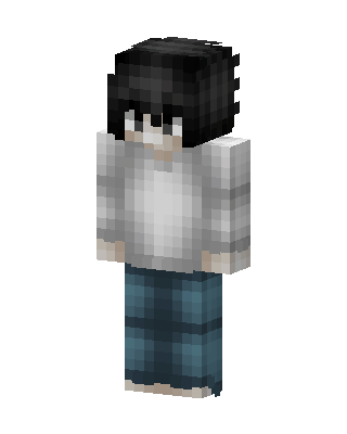 L Lawliet skin, 3D preview