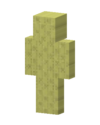 Sponge Block skin, 3D preview