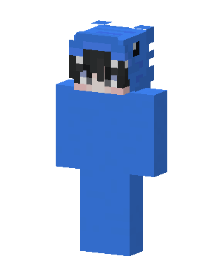 Stitch Onesie skin, 3D preview
