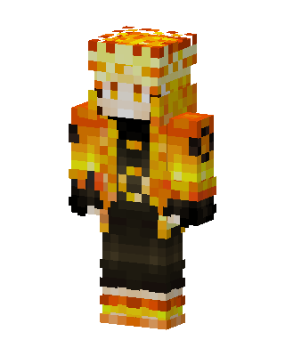 Flame Hood skin, 3D preview