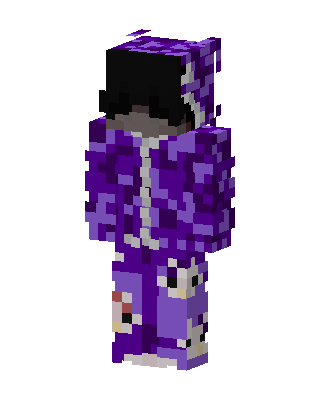 Purple Hero skin, 3D preview