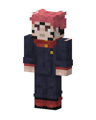 Yuji Itadori skin, 3D preview