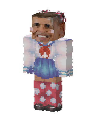 Sailor Meme Guy Minecraft skin
