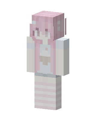 Pink Anime Girl Minecraft pink skin