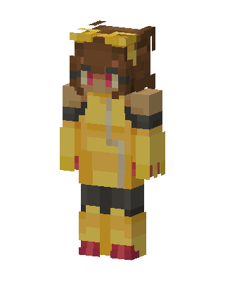 Golden Raincoat Minecraft skin