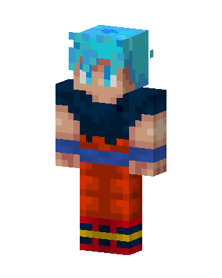 Goku Super Saiyan skin, 3D preview
