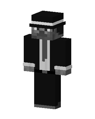 Black Player Boy skin, 3D preview
