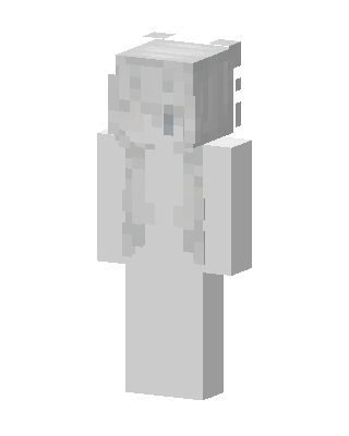 Pale Ghost Girl skin, 3D preview