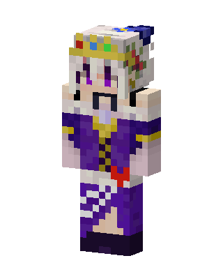 Purple Queen skin, 3D preview