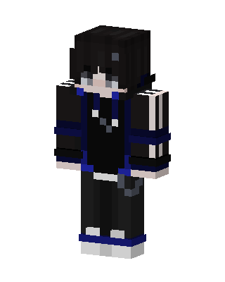 Midnight Hoodie skin, 3D preview