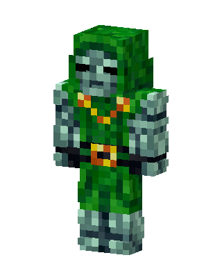 Doctor Doom skin, 3D preview