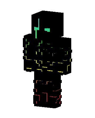 Neon Shadow Minecraft skin
