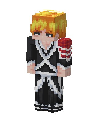 Ichigo Kurosaki skin, 3D preview