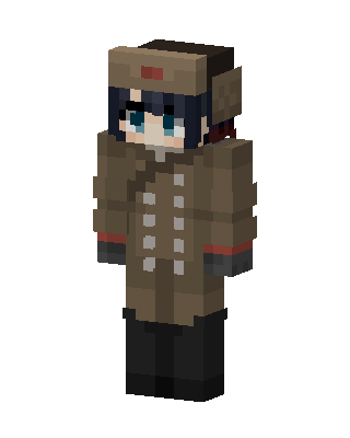Soviet Greatcoat Girl Minecraft skin