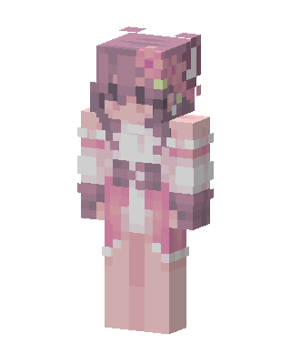 Pink Blossom skin, 3D preview