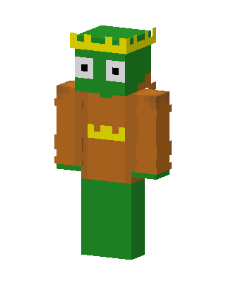 Frog King Minecraft skin