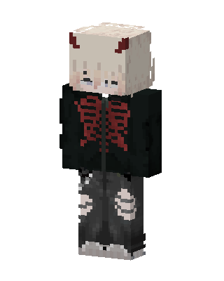 Black Hoodie skin, 3D preview