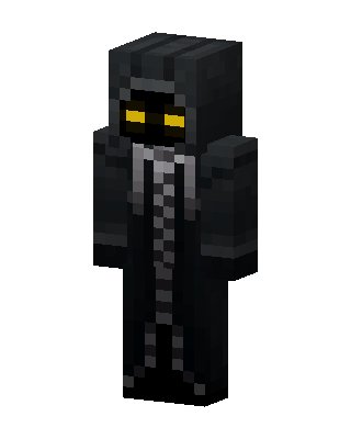 Black Hooded Villain Boy Minecraft skin